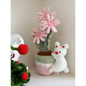 Plushf - Rabbit flowerpot planter plush